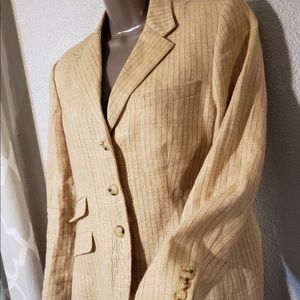 Ralph Lauren Linen Safari Style Blazer